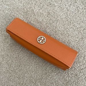 Tory Burch Small Orange Glasses Case